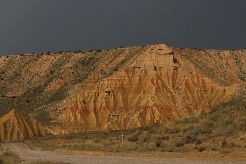 Bardenas Reales Gewitterstimmung