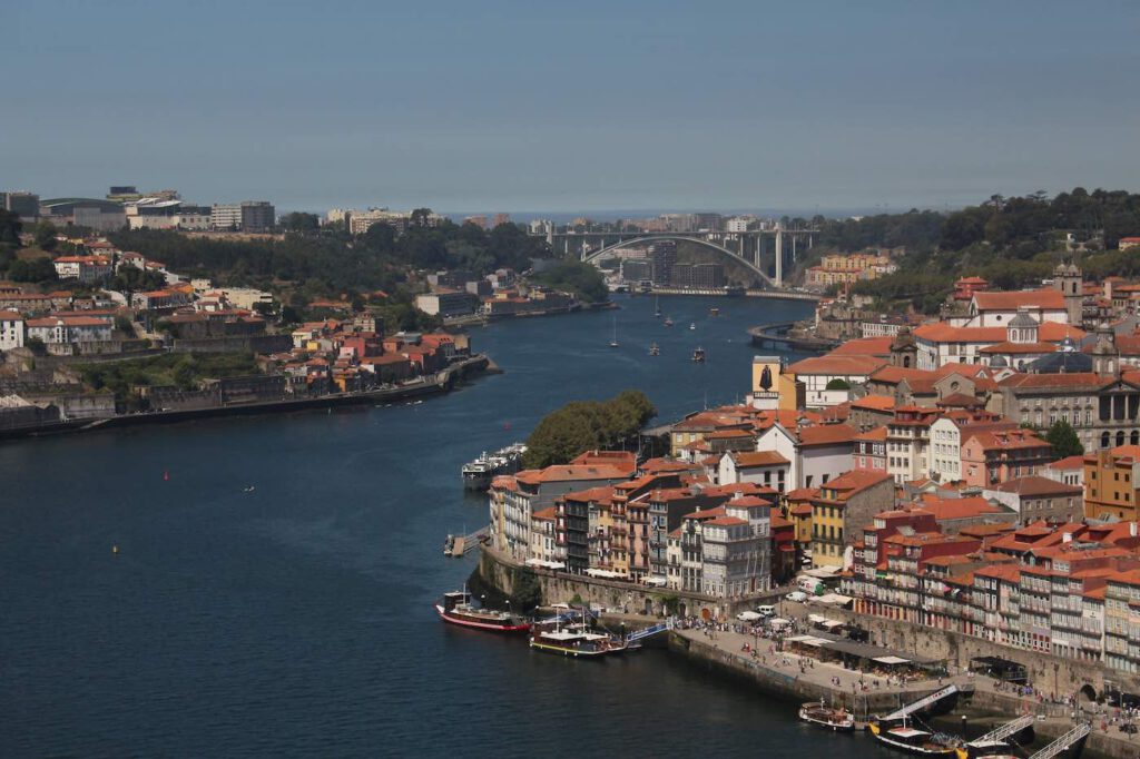 Blick auf die Skyline beim Städtetrip Porto 