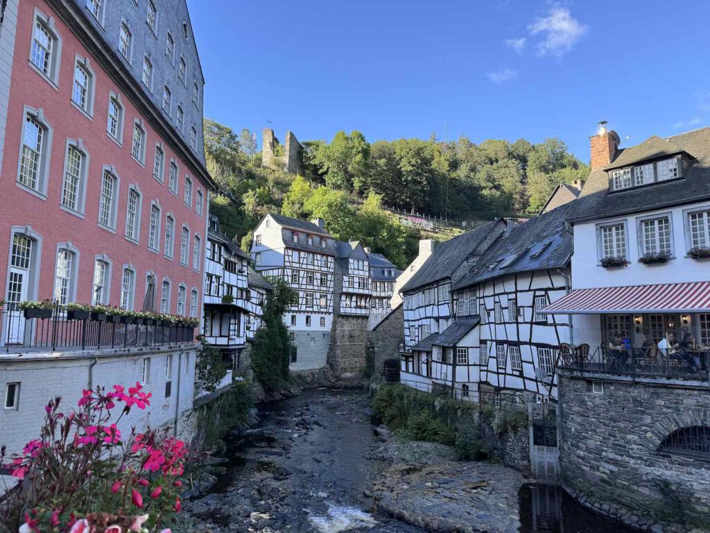 Blick auf die historische Altstadt Monschau